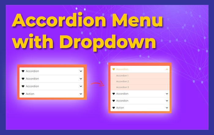 Accordion Menu with Dropdown