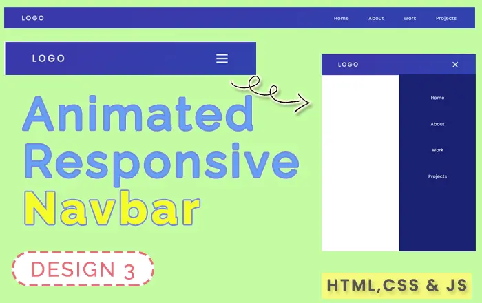 Animated Responsive Sidemenu