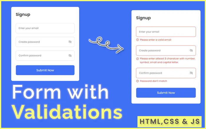 Client-Side Form Validation Using Vanilla JavaScript