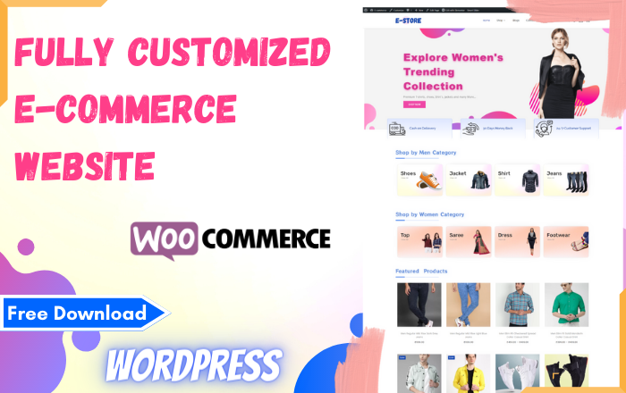 Modern E-commerce Website in Wordpress