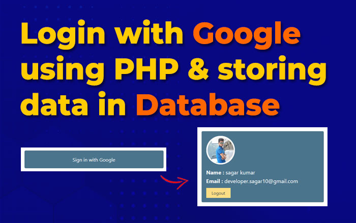 Login with Google Account Using PHP & MySQLi